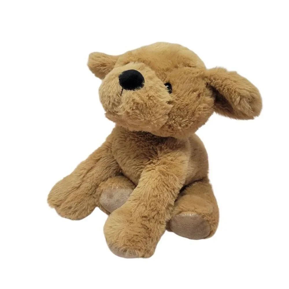 Puppy Dog Plush Kellytoy Brown  Sparkle Fur Stuffed Animal Super Cute 11"